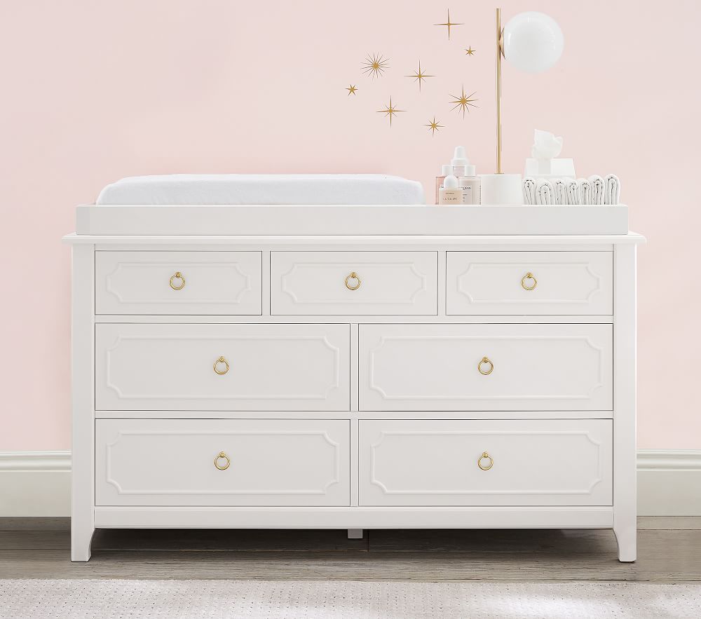 Ava Regency Extra Wide Dresser & Topper Set
